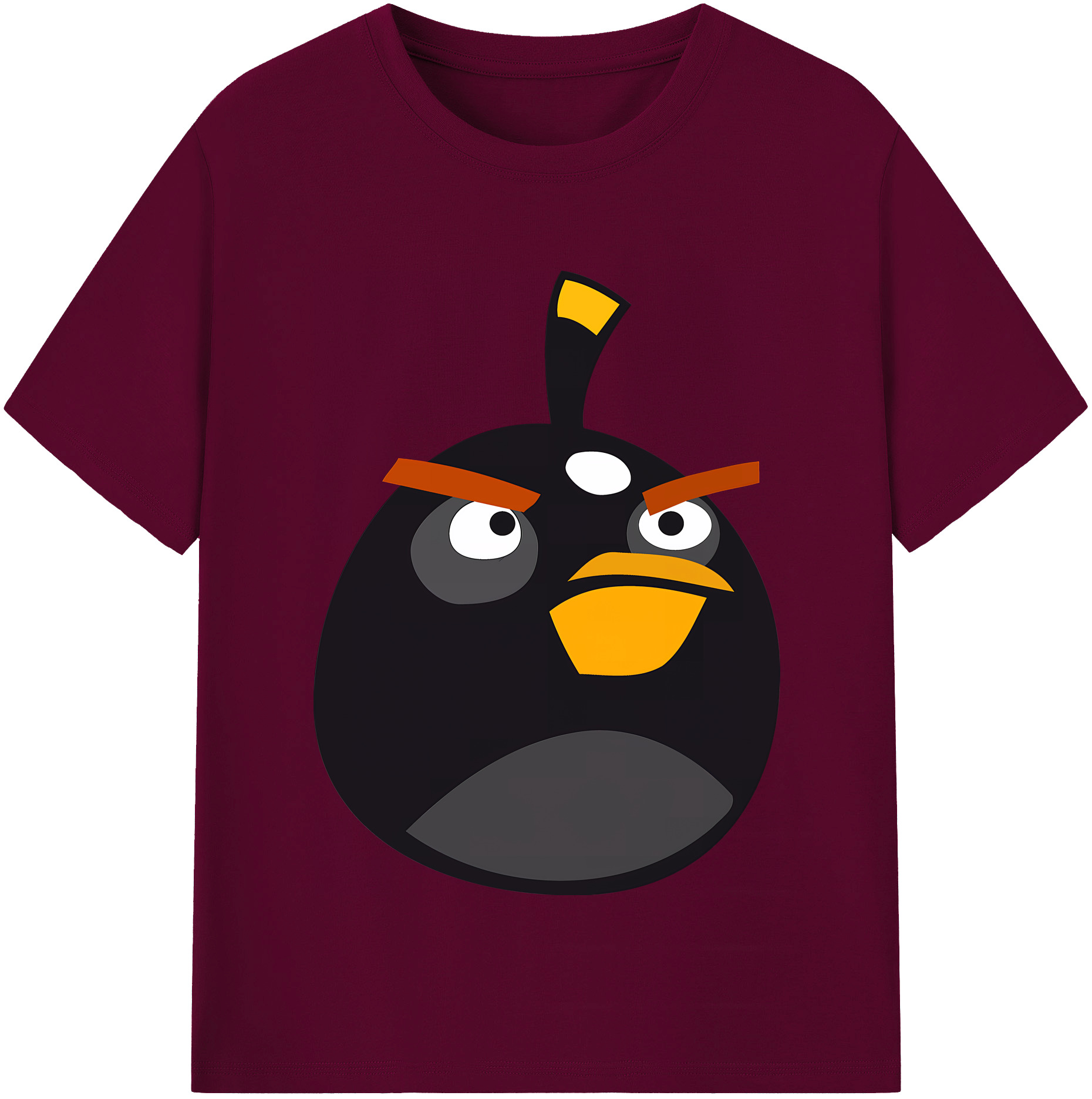 （画像用） Angry Birds アングリーバード レディースカジュアルプリントTシャツ（綿100％）